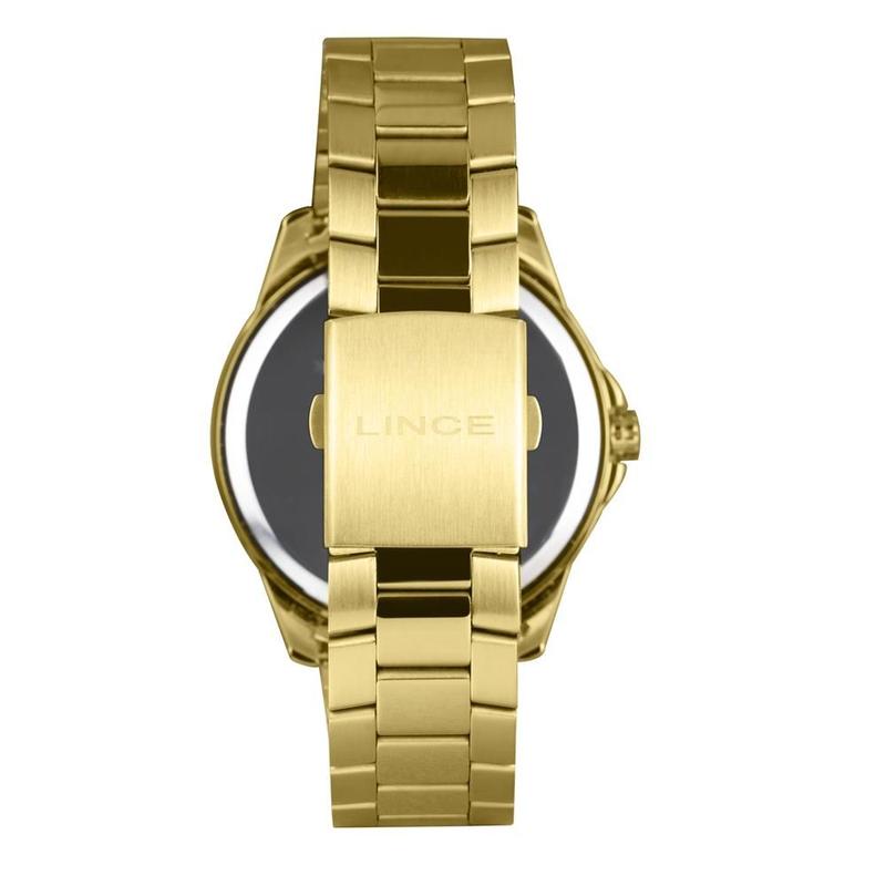 Relógio Lince Masculino Ref: Mrgm006l46 P2kx Casual Dourado